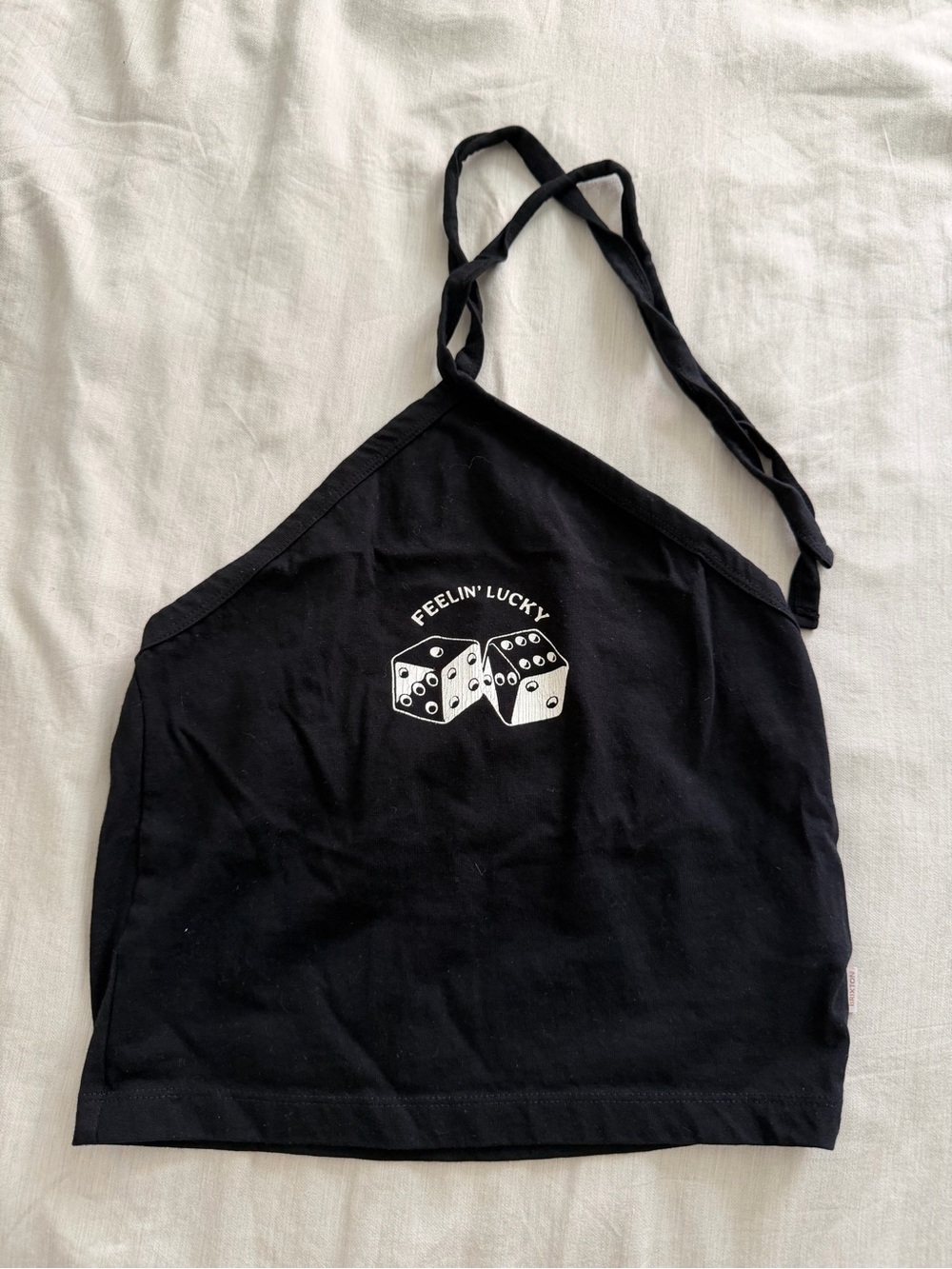 Brixton Feelin’ Lucky Halter | Black Dice | Size M